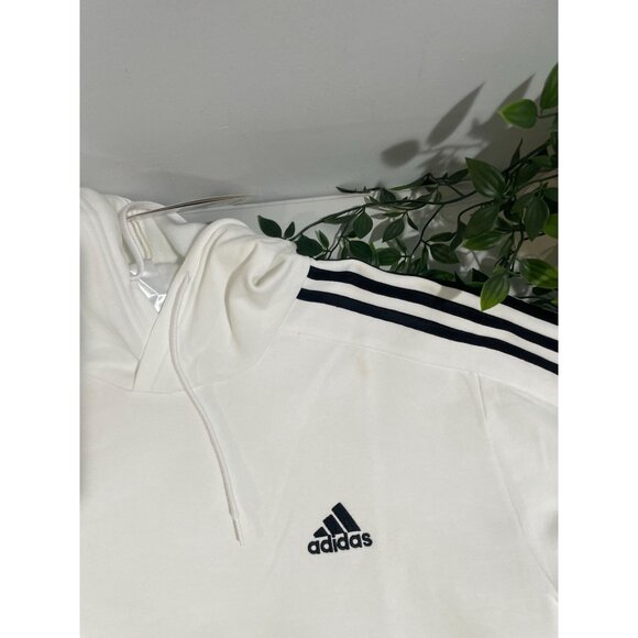 adidas Men's Essentials 3-Stripes Linear Logo Pullover Hoodie Large - Picture 14 of 16